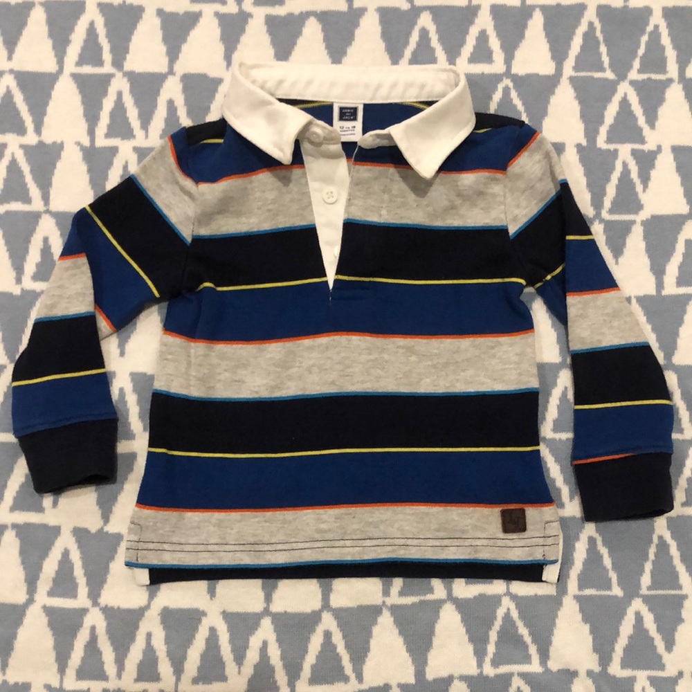 EUC Janie and Jack boys long sleeve collared shirt
